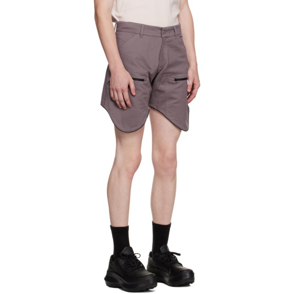  Olly Shinder Purple Scout Shorts 232077M193001