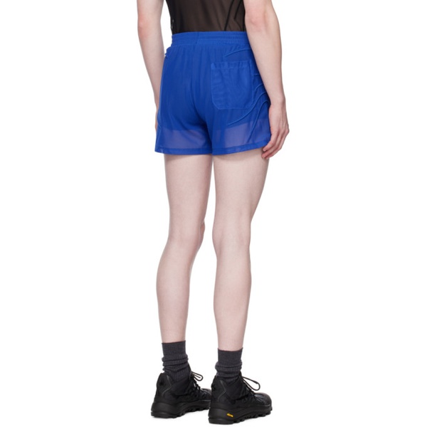  Olly Shinder Blue Veins Shorts 231077M193002