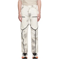 Olly Shinder White Tri Zip Cargo Pants 232077M191002