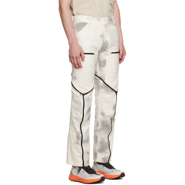  Olly Shinder White Tri Zip Cargo Pants 232077M191002
