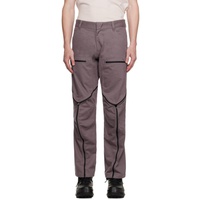 Olly Shinder Purple Tri Zip Cargo Pants 232077M188000