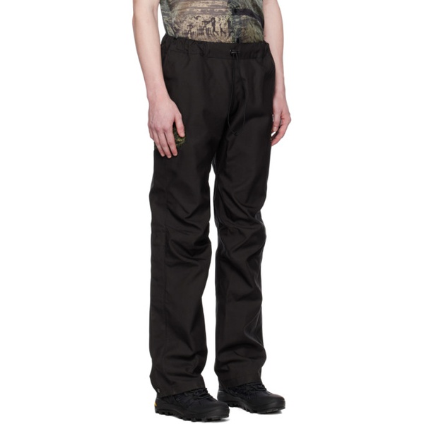  Olly Shinder Black Reverse Welded Trousers 231077M191001