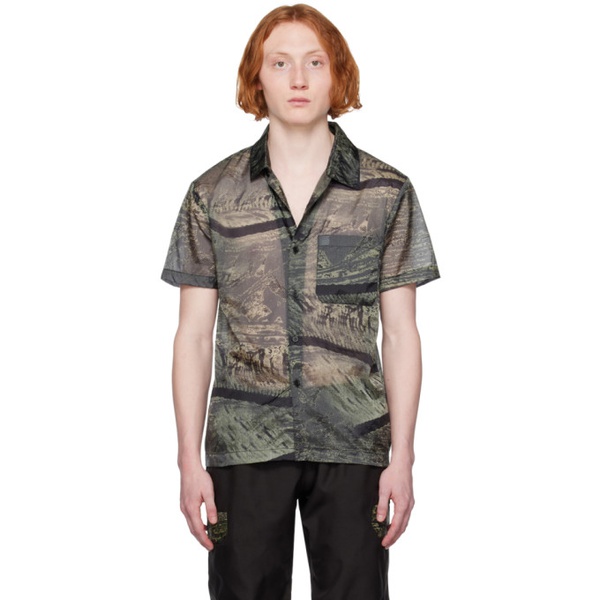  Olly Shinder Green CA모우 MOUFLAGE Shirt 231077M192002