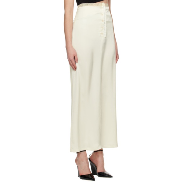  Ol?nich 오프화이트 Off-White Lace Maxi Skirt 231958F093000