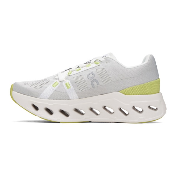  On White & Gray Cloudeclipse Sneakers 241585F128004