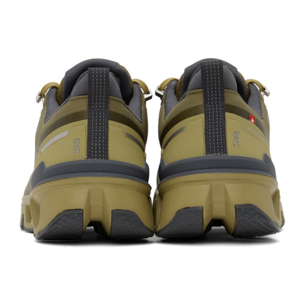 On Khaki Cloudwander Waterproof Sneakers 241585M237003