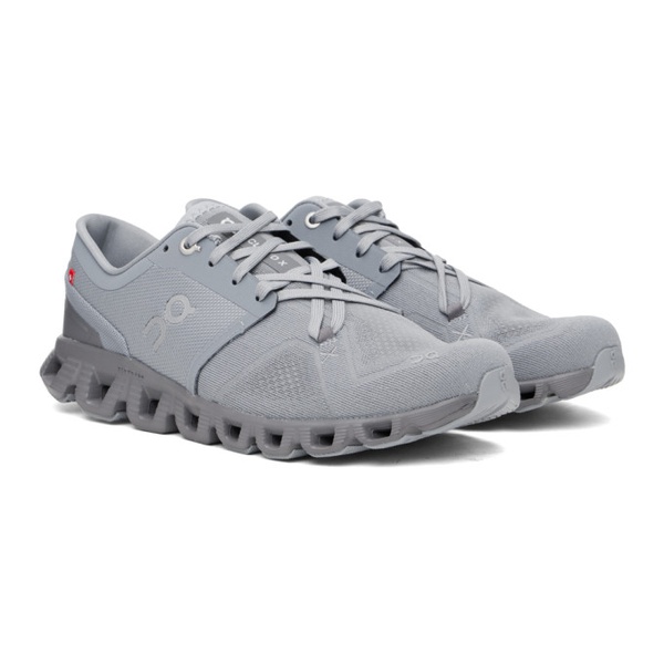  On Gray Cloud X 3 Sneakers 241585M237056