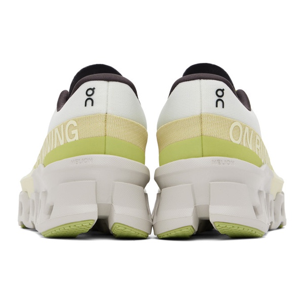  White & Green Cloudmonster 2 Sneakers 241585F128015