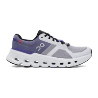 On Gray & Blue Cloudrunner 2 Sneakers 242585M237100
