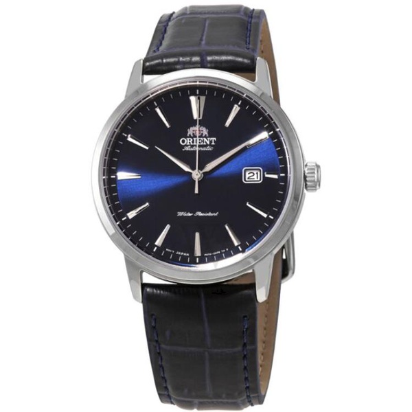  Orient MEN'S Leather Blue Dial Watch RA-AC0F06L10B
