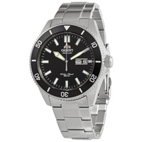 Orient MEN'S Kanno Stainless Steel Black Dial Watch RA-AA0008B19A