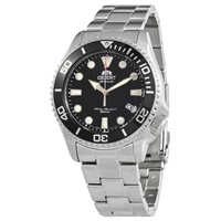 Orient MEN'S Triton Stainless Steel Black Dial Watch RA-AC0K01B10B