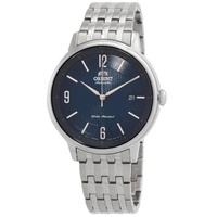 Orient MEN'S Classic Stainless Steel Blue Dial Watch RA-AC0J09L10B