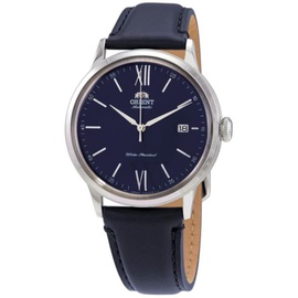 Orient MEN'S Contemporary Leather Blue Dial Watch RA-AC0021L10B