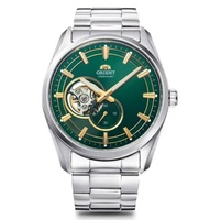 Orient MEN'S Contemporary Stainless Steel Green Dial Watch RA-AR0008E10B