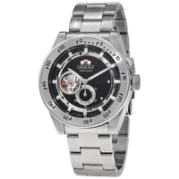 Orient MEN'S R에트로 ETRO Future Stainless Steel Black Dial Watch RA-AR0201B10B
