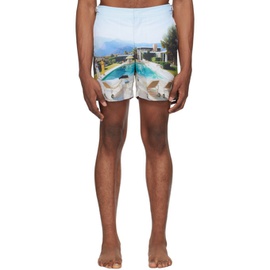 Orlebar Brown Blue Bulldog Swim Shorts 242314M208016