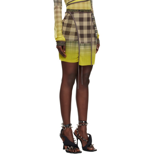 오토링거 Ottolinger Yellow Wrap Miniskirt 232016F090001