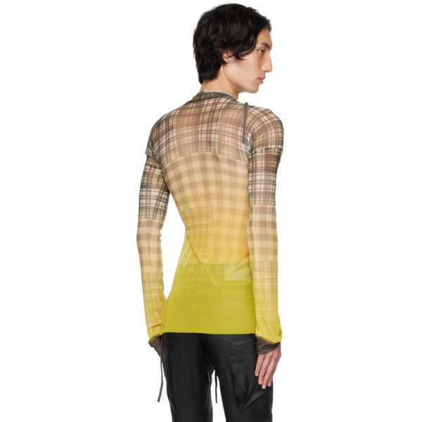  오토링거 Ottolinger Yellow Wrap Long Sleeve T-Shirt 232016M213000