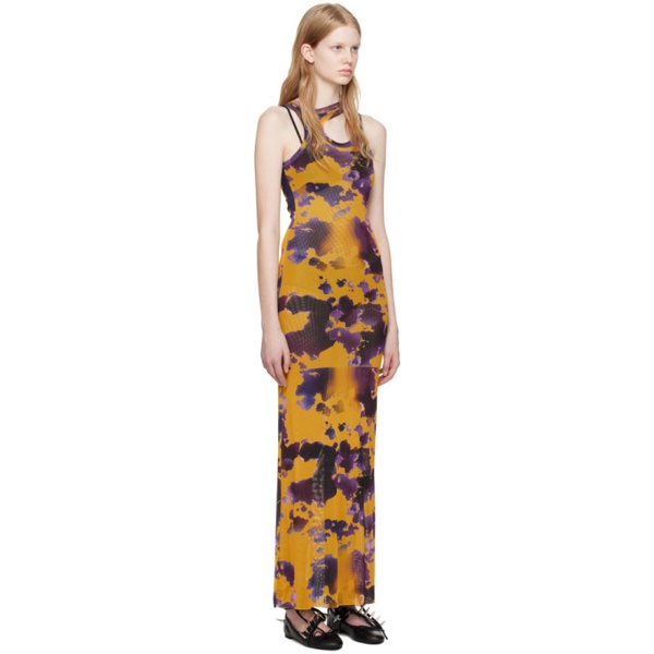  오토링거 Ottolinger SSENSE Exclusive Purple Maxi Dress 231016F055015