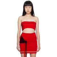 오토링거 Ottolinger Red Patch Camisole 232016F111006