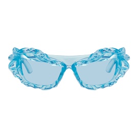 오토링거 Ottolinger Blue Twisted Sunglasses 241016F005003
