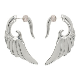 오토링거 Ottolinger Silver Wing Earrings 241016F022001
