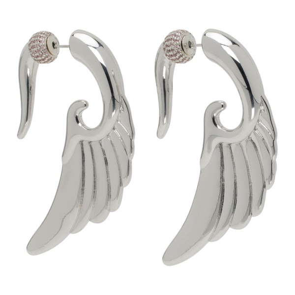  오토링거 Ottolinger Silver Wing Earrings 241016F022001