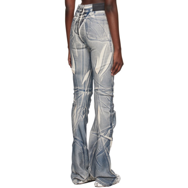  오토링거 Ottolinger SSENSE Exclusive Blue Jeans 241016F069002