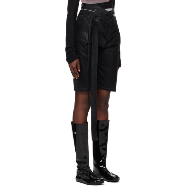  오토링거 Ottolinger SSENSE Exclusive Black Denim Shorts 241016F088000