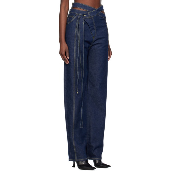  오토링거 Ottolinger SSENSE Exclusive Blue Jeans 241016F069008