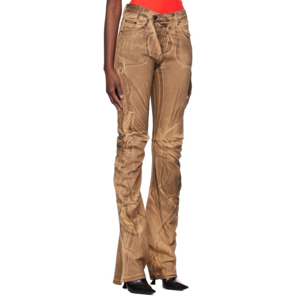  오토링거 Ottolinger SSENSE Exclusive Brown Jeans 241016F069001