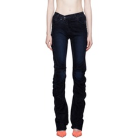 오토링거 Ottolinger Navy Offset Jeans 232016F069008