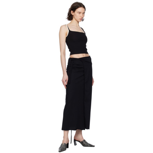  오토링거 Ottolinger SSENSE Exclusive Black Midi Skirt 241016F092000