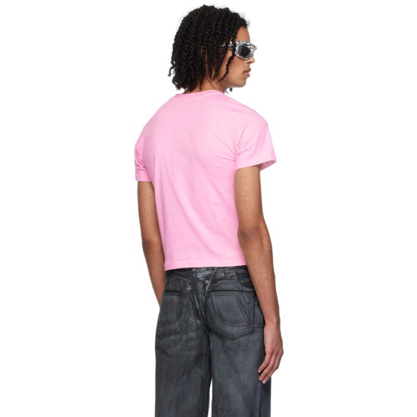  오토링거 Ottolinger Pink Printed T-Shirt 241016M213000