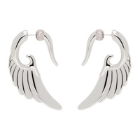 오토링거 Ottolinger Silver Wing Earrings 241016M144004