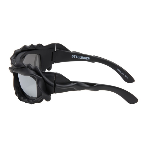  오토링거 Ottolinger Black Twisted Sunglasses 241016M134002
