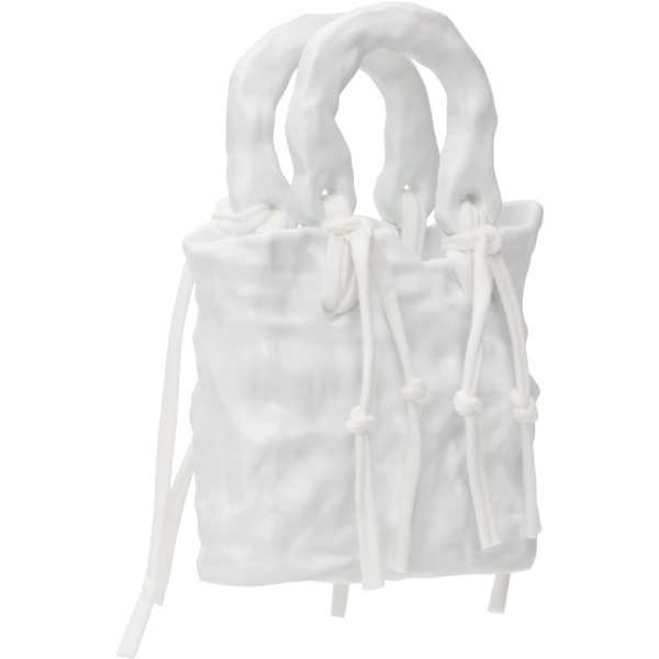  오토링거 Ottolinger SSENSE Exclusive White Signature Ceramic Bag 241016F046002
