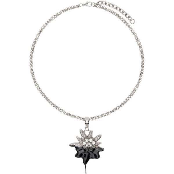  오토링거 Ottolinger Silver Dipped Edelweiss Necklace 241016F023004