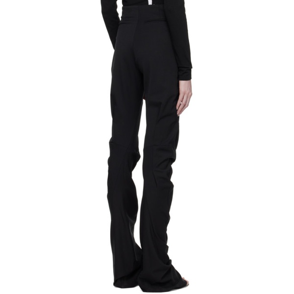  오토링거 Ottolinger Black Drape Suit Trousers 222016F087001