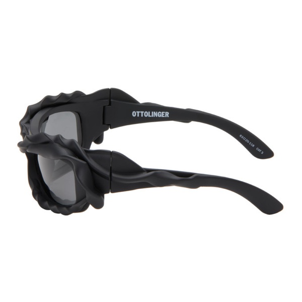  오토링거 Ottolinger Black Twisted Sunglasses 241016M134006