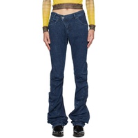 오토링거 Ottolinger Blue Drape Jeans 232016M186002