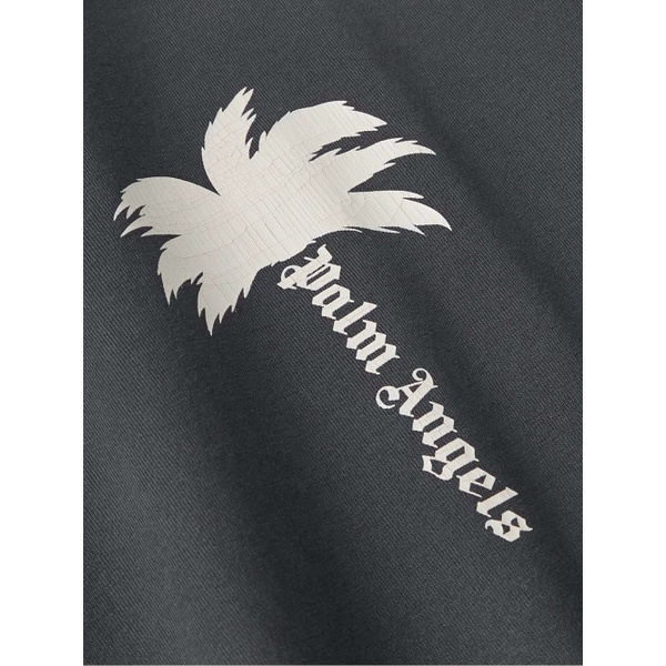  팜엔젤스 Palm ANGELS The Palm Logo-Print Cotton-Jersey T-shirt 1647597325554263