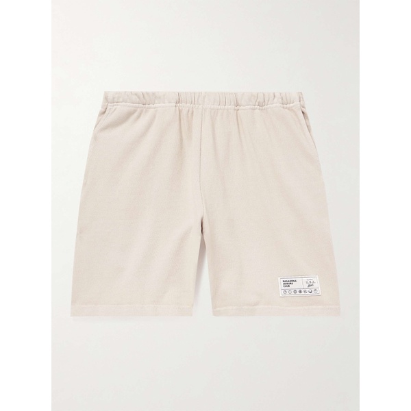  PASADENA LEISURE CLUB Straight-Leg Appliqued Cotton-Jersey Drawstring Shorts 1647597291938692