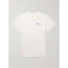 PASADENA LEISURE CLUB Company Logo-Print Garment-Dyed Combed Cotton-Jersey T-Shirt 1647597328632478