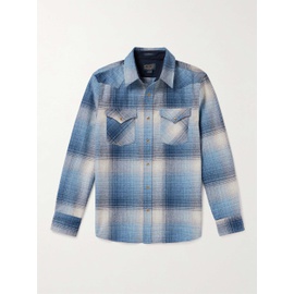 PENDLETON Canyon Checked Virgin Wool Shirt 1647597319012360