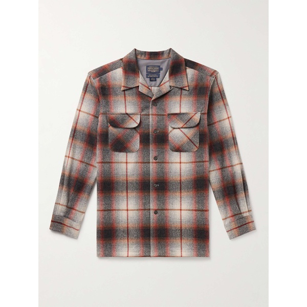  PENDLETON Board Convertible-Collar Checked Virgin Wool Shirt 1647597319012441