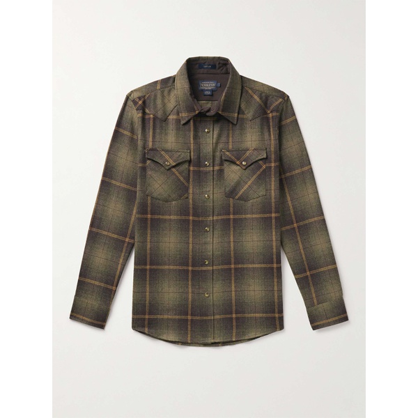  PENDLETON Canyon Checked Virgin Wool Shirt 1647597319012435