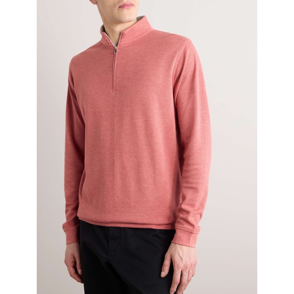  PETER MILLAR Crown Comfort Cotton-Blend Half-Zip Sweater 1647597330904459