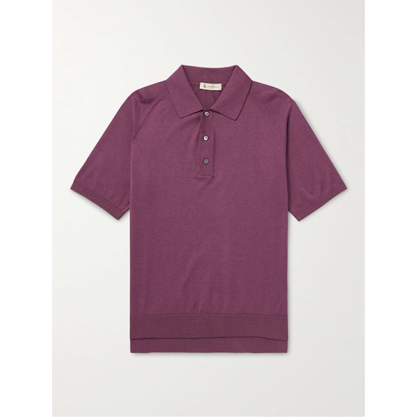  PIACENZA 1733 Silk and Cotton-Blend Polo Shirt 1647597308192611